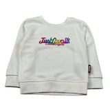 Just Cavalli Felpa Chiusa Girocollo Tint Unita con Logo Panna per Neonata JIA26120FE PANNA JUST CAVALLI 
