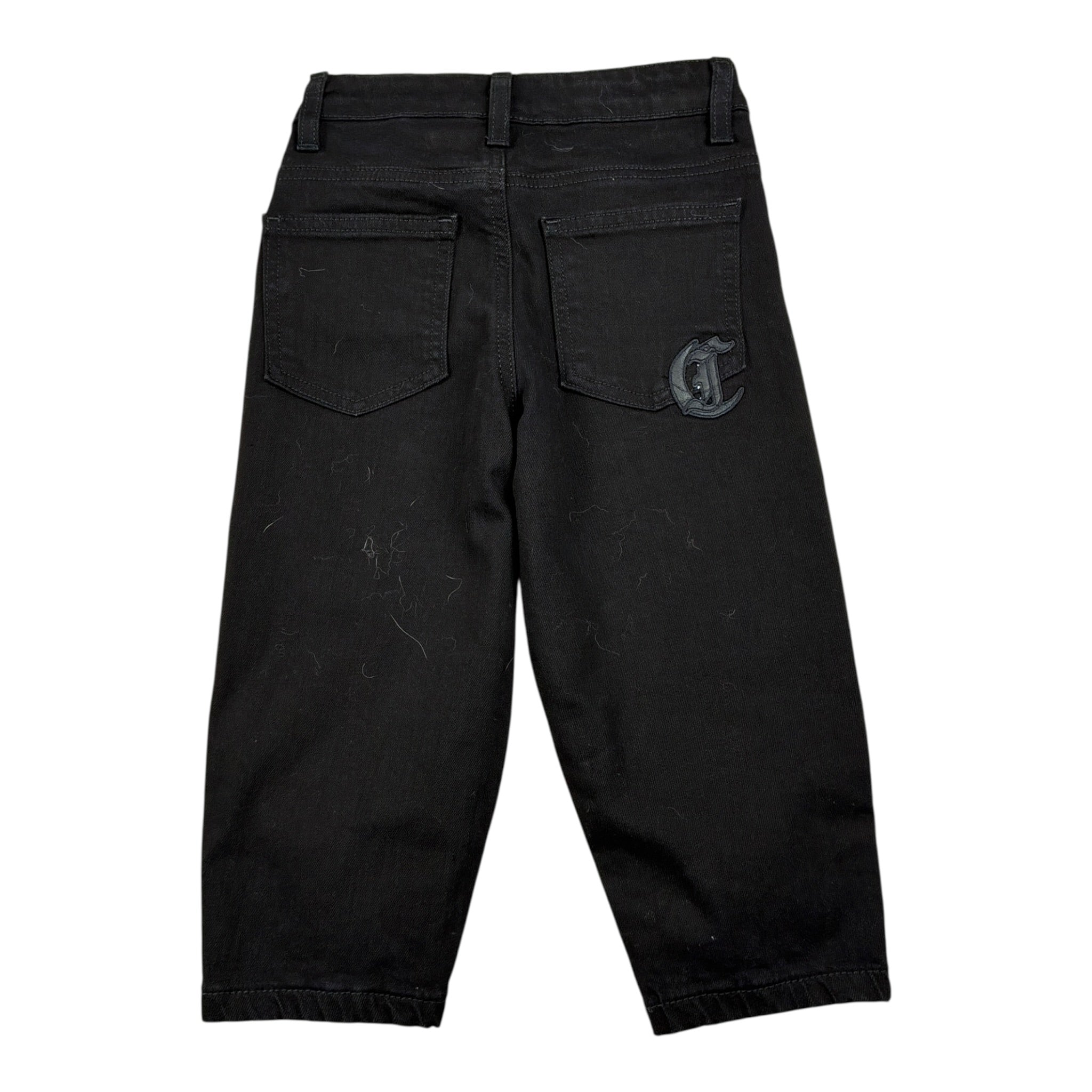 Just Cavalli Pantalone tinta unita con Girovita Regolabile Nero per Neonata JIA26122JE NERO JUST CAVALLI 
