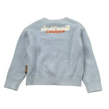 Just Cavalli Cardigan tinta unita con Stampa Azzurro per Neonato JIA26124CD AZZURRO JUST CAVALLI 