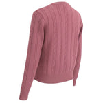 Just Cavalli Cardigan tinta unita In Maglia Rosa per Neonata JIA6102CD ROSA JUST CAVALLI 