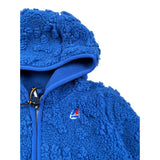 K-Way Felpa con Zip E Cappuccio tinta unita Cobalto per Neonato K21524WO COBALTO K-WAY 