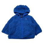 K-Way Felpa con Zip E Cappuccio tinta unita Cobalto per Neonato K21524WO COBALTO K-WAY 