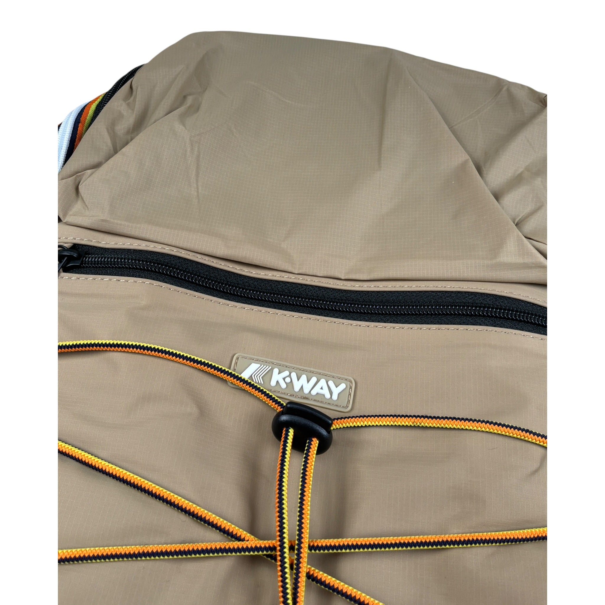 K-Way Zaino tinta unita con Logo Verde per Bambino K4112YW VERDE K-WAY 