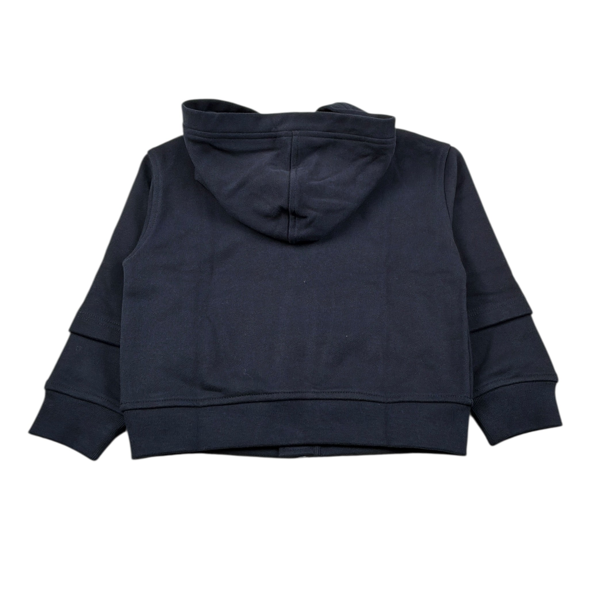 K-Way Felpa con Zip E Cappuccio Blu per Bambino K41326W BLU K-WAY 