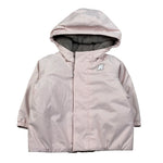 K-Way Giubbino tinta unita con Zip E Cappuccio Rosa per Neonata K4133HWA ROSA K-WAY 