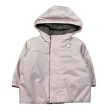 K-Way Giubbino tinta unita con Zip E Cappuccio Rosa per Neonata K4133HWA ROSA K-WAY 