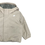 K-Way Giubbino tinta unita con Cappuccio Beige per Neonato K4137VWXX BEIGE K-WAY 