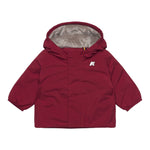 K-Way Giubbino tinta unita Foderato con Zip E Cappuccio Rosso per Neonata K4137WWN ROSSO K-WAY 