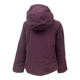 K-Way Giubbino tinta unita Foderato con Zip E Cappuccio Viola per Bambina K4137WWXXXA VIOLA K-WAY 