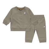 K-Way Completo 2 Pezzi Felpa-Pantalone Verde per Neonato K41384WOX VERDE K-WAY 