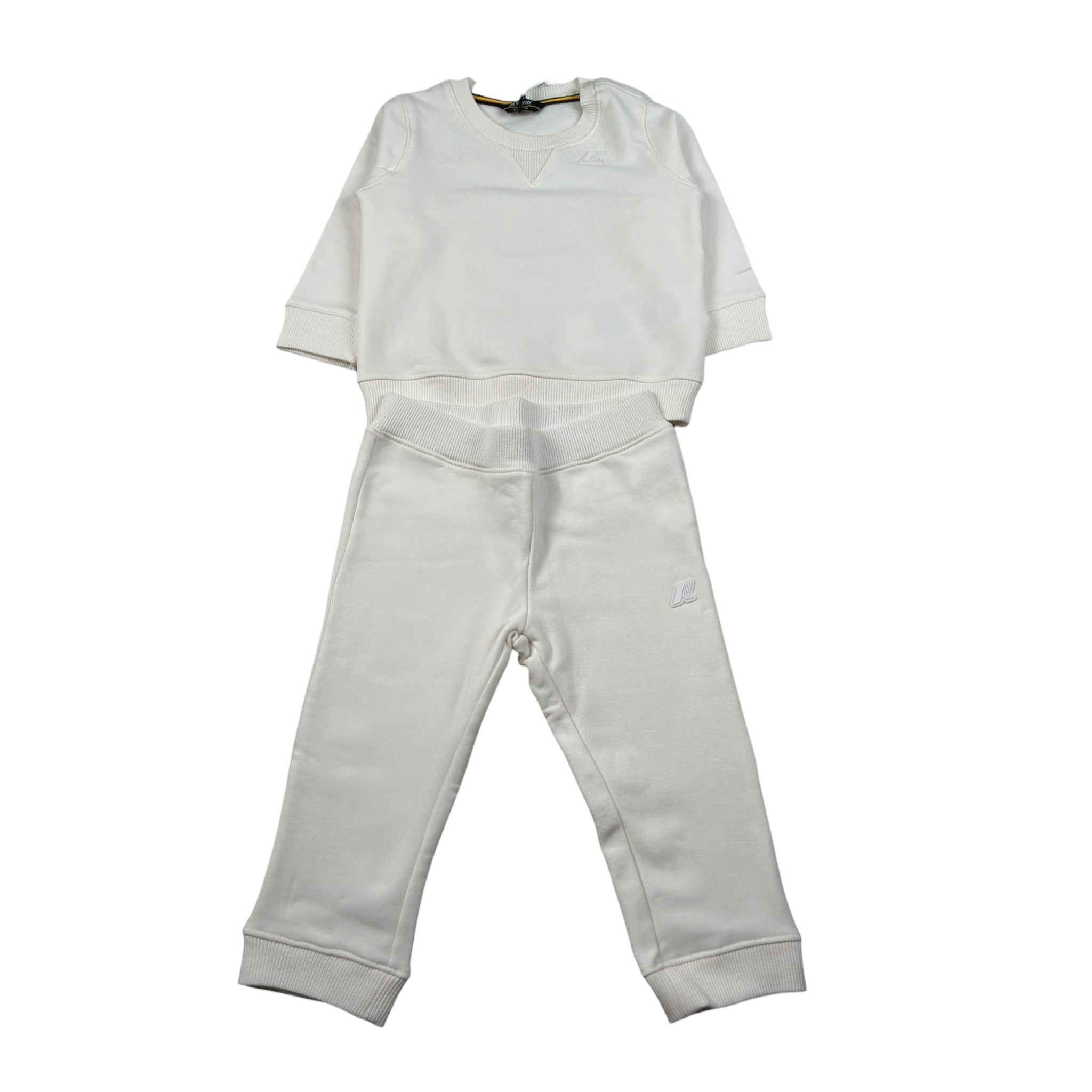 K-Way Completo 2 Pezzi Felpa-Pantalone Panna per Neonata K41384WX PANNA K-WAY 