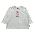 K-Way Shirt Girocollo tinta unita con Stampa Bianco per Neonato K5146IW BIANCO K-WAY 