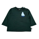 K-Way Shirt Girocollo tinta unita con Stampa Verde per Neonato K5146QW VERDE K-WAY 