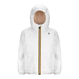 K-Way Giubbino tinta unita con Cappuccio In Contrasto Bianco per Bambina K61157WJ BIANCO K-WAY 