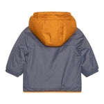 K-Way Giubbino tinta unita con Cappuccio In Contrasto Grigio per Neonato K61157WW GRIGIO K-WAY 