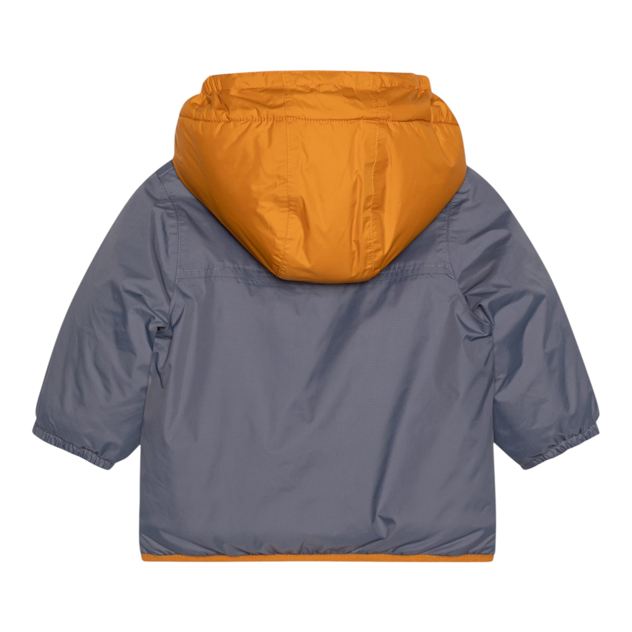 K-Way Giubbino tinta unita con Cappuccio In Contrasto Grigio per Neonato K61157WW GRIGIO K-WAY 