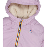 K-Way Giubbino tinta unita con Cappuccio Lilla per Bambina K6115FWA LILLA K-WAY 