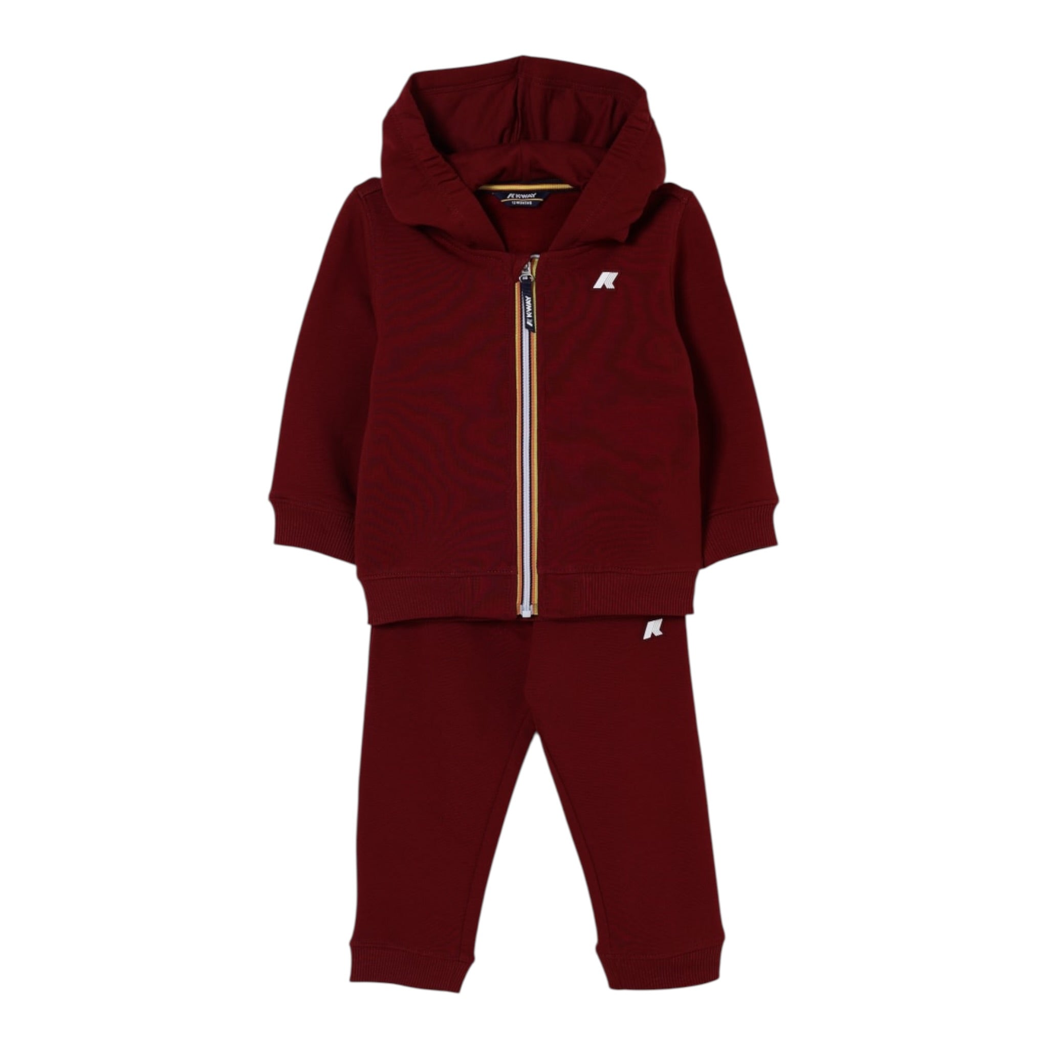 K-Way Completo 2 Pezzi Felpa-Pantaloni Bordeaux per Neonato K6123VWXX BORDEAUX K-WAY 
