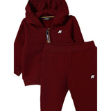 K-Way Completo 2 Pezzi Felpa-Pantaloni Bordeaux per Neonato K6123VWXX BORDEAUX K-WAY 