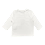 K-Way Shirt Girocollo tinta unita con Stampa Bianco per Neonata K6123WWX BIANCO K-WAY 