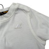 K-Way Shirt Girocollo tinta unita con Stampa Bianco per Neonata K6123WWX BIANCO K-WAY 