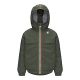 K-Way Giubbino tinta unita con Zip E Cappuccio Verde per Bambino K6134BW VERDE K-WAY 
