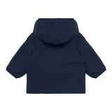 K-Way Giubbino Reversibile Bicolore con Zip E Cappuccio Blu/Verde per Neonato K71338WXXX BLU/VERDE K-WAY 