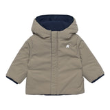 K-Way Giubbino Reversibile Bicolore con Zip E Cappuccio Blu/Verde per Neonato K71338WXXX BLU/VERDE K-WAY 