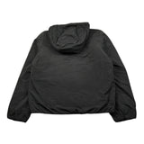 K-Way Giubbino tinta unita con Zip E Cappuccio Nero per Bambino K7142QW NERO K-WAY 