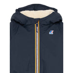 K-Way Giubbino tinta unita con Zip E Cappuccio Blu per Neonato K7142RWXX BLU K-WAY 