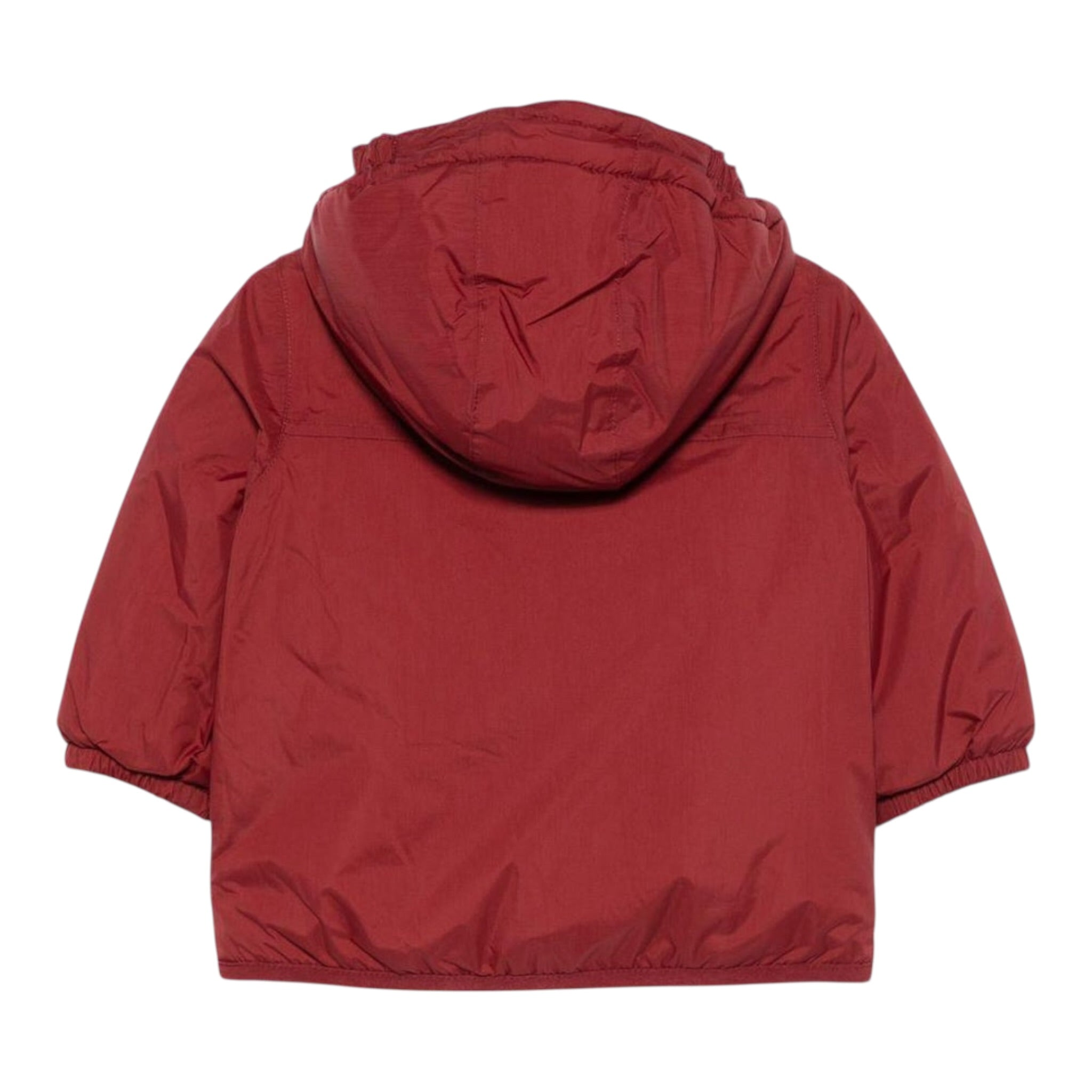K-Way Giubbino tinta unita con Zip E Cappuccio Bordeaux per Neonato K7142RWXXXXX BORDEUAX K-WAY 