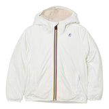 K-Way Giubbino tinta unita con Cappuccio Panna per Bambina K7142TWX PANNA K-WAY 