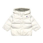 K-Way Giubbino tinta unita con Cappuccio Panna per Neonato K7142VW PANNA K-WAY 