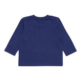 K-Way Shirt Girocollo tinta unita con Logo Blu per Bambino K8138CW BLU K-WAY 