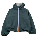 K-Way Giubbino Reversibile Bicolore Grigio/Verde per Bambino K8145EW GRIGIO/VERDE K-WAY 