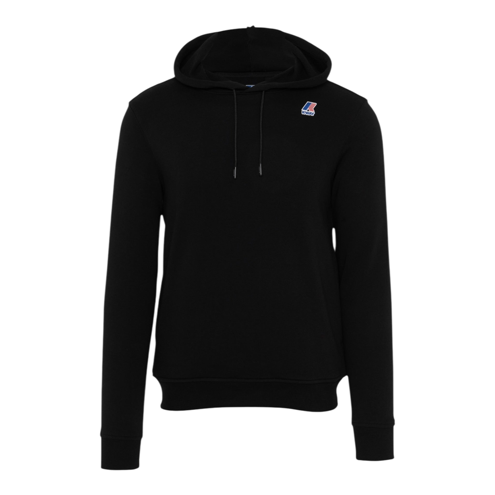 K-Way Felpa Chiusa con Cappuccio tinta unita Nero per Bambino KL7141UW NERO K-WAY 