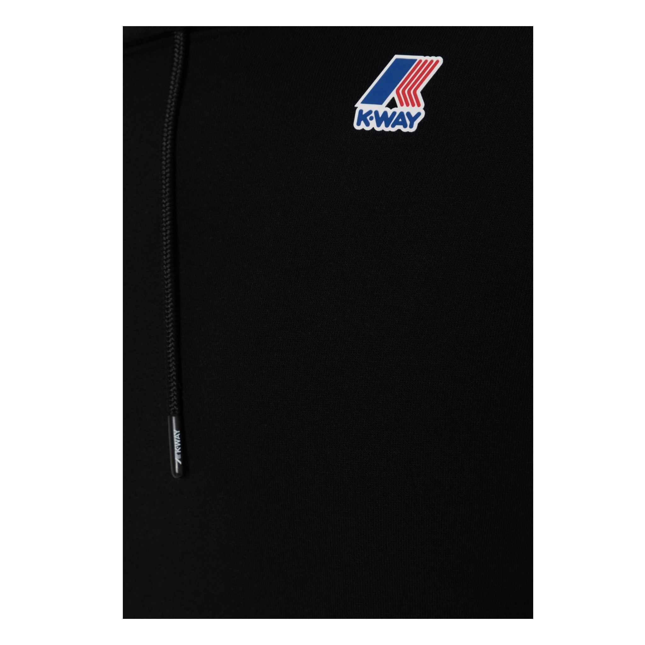 K-Way Felpa Chiusa con Cappuccio tinta unita Nero per Bambino KL7141UW NERO K-WAY 