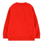 Moschino Abito Girocollo tinta unita con Logo Rosso per Bambina MDV0CV ROSSO MOSCHINO 