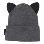 Karl Lagerfeld Cappello tinta unita con Orecchie Grigio per Bambina Z31007 GRIGIO KARL LAGERFELD 