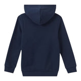 Kenzo Felpa Chiusa con Cappuccio tinta unita con Ricami Blu per Bambino K60767 BLU KENZO 