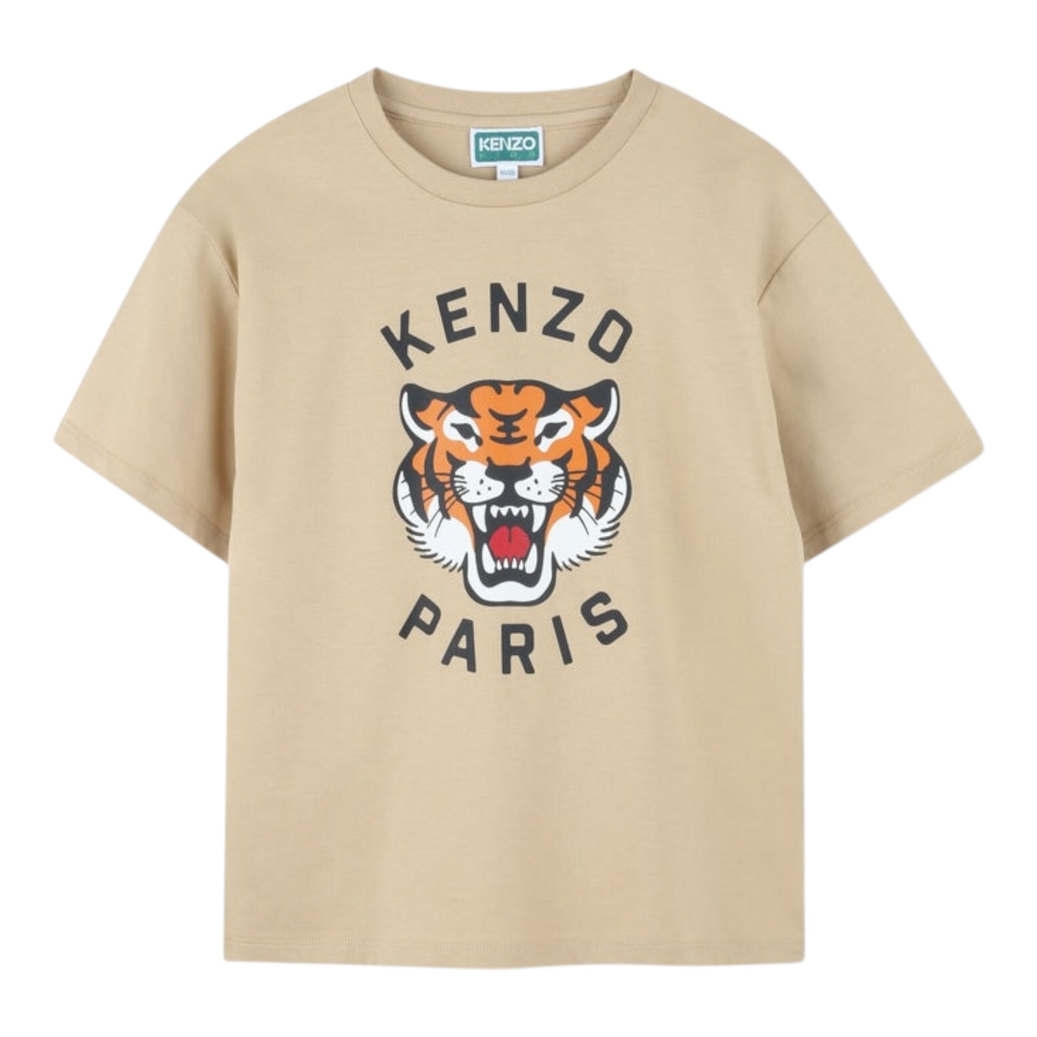 Kenzo T-Shirt tinta unita con Stampa Beige per Neonato K61505 BEIGE KENZO 