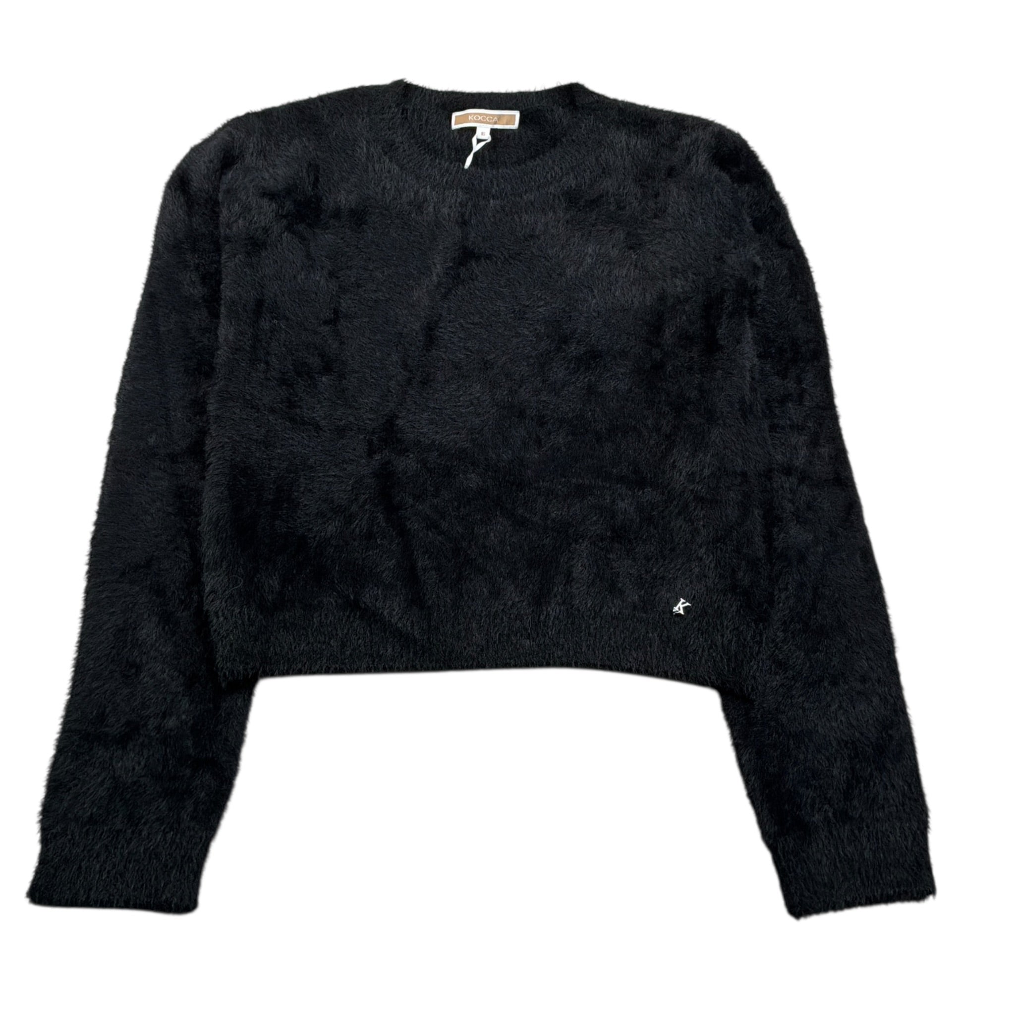 Kocca Maglia tinta unita Girocollo Nero per Bambina A25JMA7992ABUN0000 NERO Kocca 