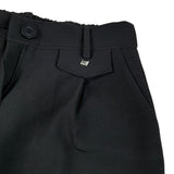 Kocca Pantalone tinta unita con Elastico In Vita Nero per Bambina DEODATA NERO Kocca 