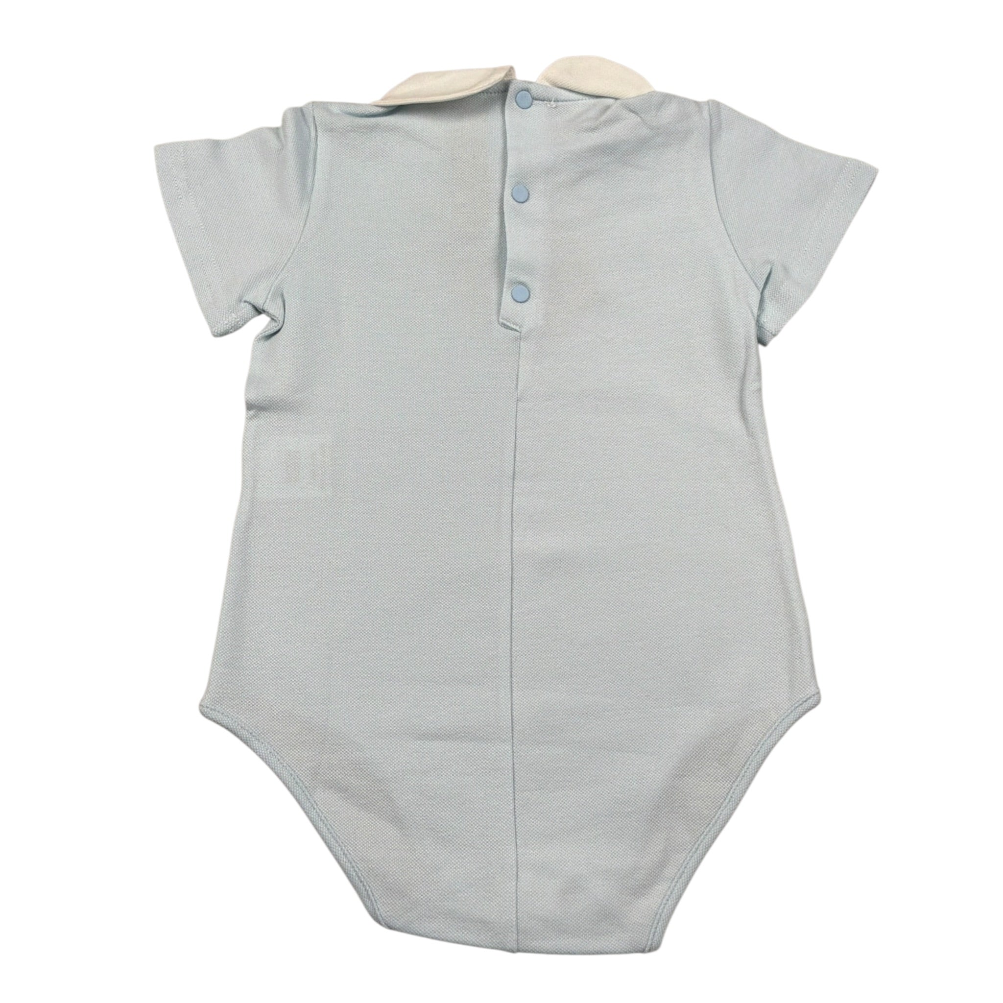 La Stupenderia Body Mezza Manica tinta unita Azzurro per Neonato TBBD71N04 AZZURRO LA STUPENDERIA 