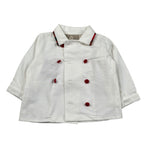 La Stupenderia Camicia Manica Lunga tinta unita Panna per Neonato TBCM01 PANNA LA STUPENDERIA 