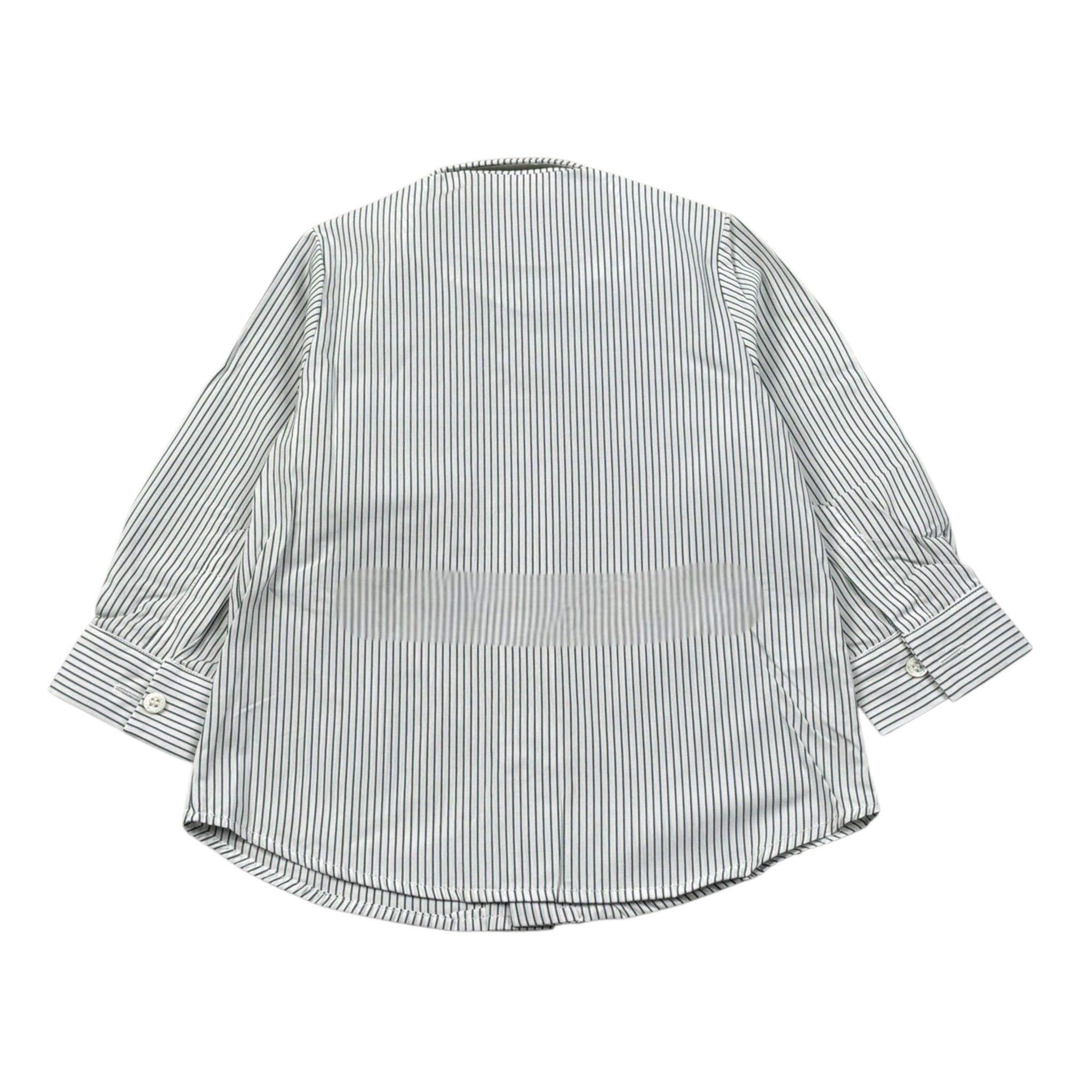 La Stupenderia Camicia Manica Lunga Fantasia A Righe Bianco per Bambino TCCM21 BIANCO LA STUPENDERIA 