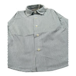La Stupenderia Camicia Manica Lunga Fantasia A Righe Bianco per Neonato TCCM21N BIANCO LA STUPENDERIA 