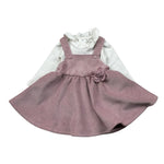 Lalalu' Completo 2 Pezzi Body-Salopette Rosa per Neonata 8LTL11Q ROSA LALALU' 