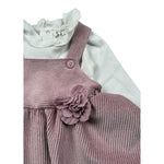 Lalalu' Completo 2 Pezzi Body-Salopette Rosa per Neonata 8LTL11Q ROSA LALALU' 