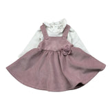 Lalalu' Completo 2 Pezzi Body-Salopette Rosa per Neonata 8LTL11Q ROSA LALALU' 